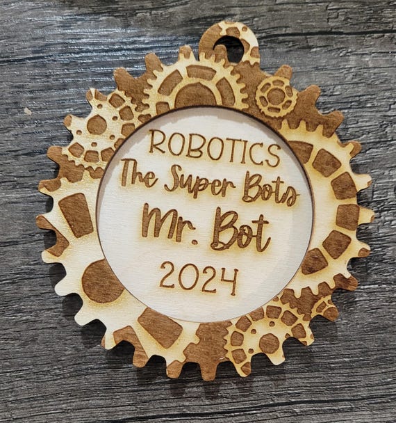 Robotics Team * Teacher * Member Custom Ornament * SVG File