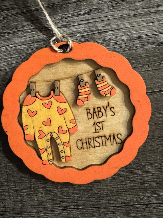 Baby's First Christmas Ornament * In Stock and Custom Orders Available