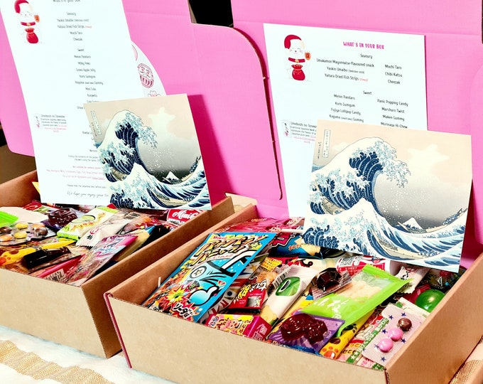 Taste of Japan Mystery Snack Box - Dagashi | Unique Japanese Gift | Japanese Food | Japanese Candy| Personalised Gift | Birthday Gift