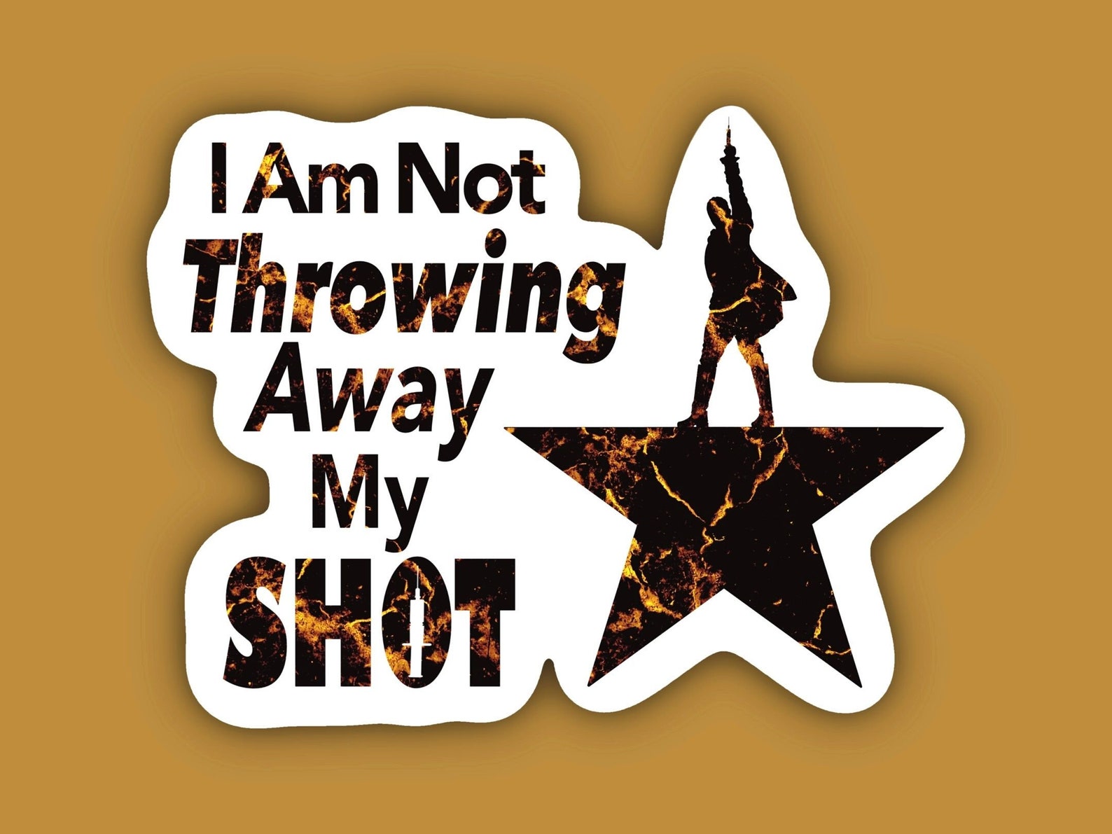 I Am Not Throwing Away My Shot Vaccine Sticker Hamiliton Etsy