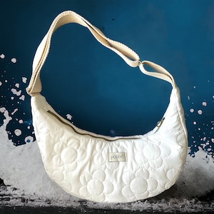 Sac Demi Lune -  Blanc - Taille Adulte