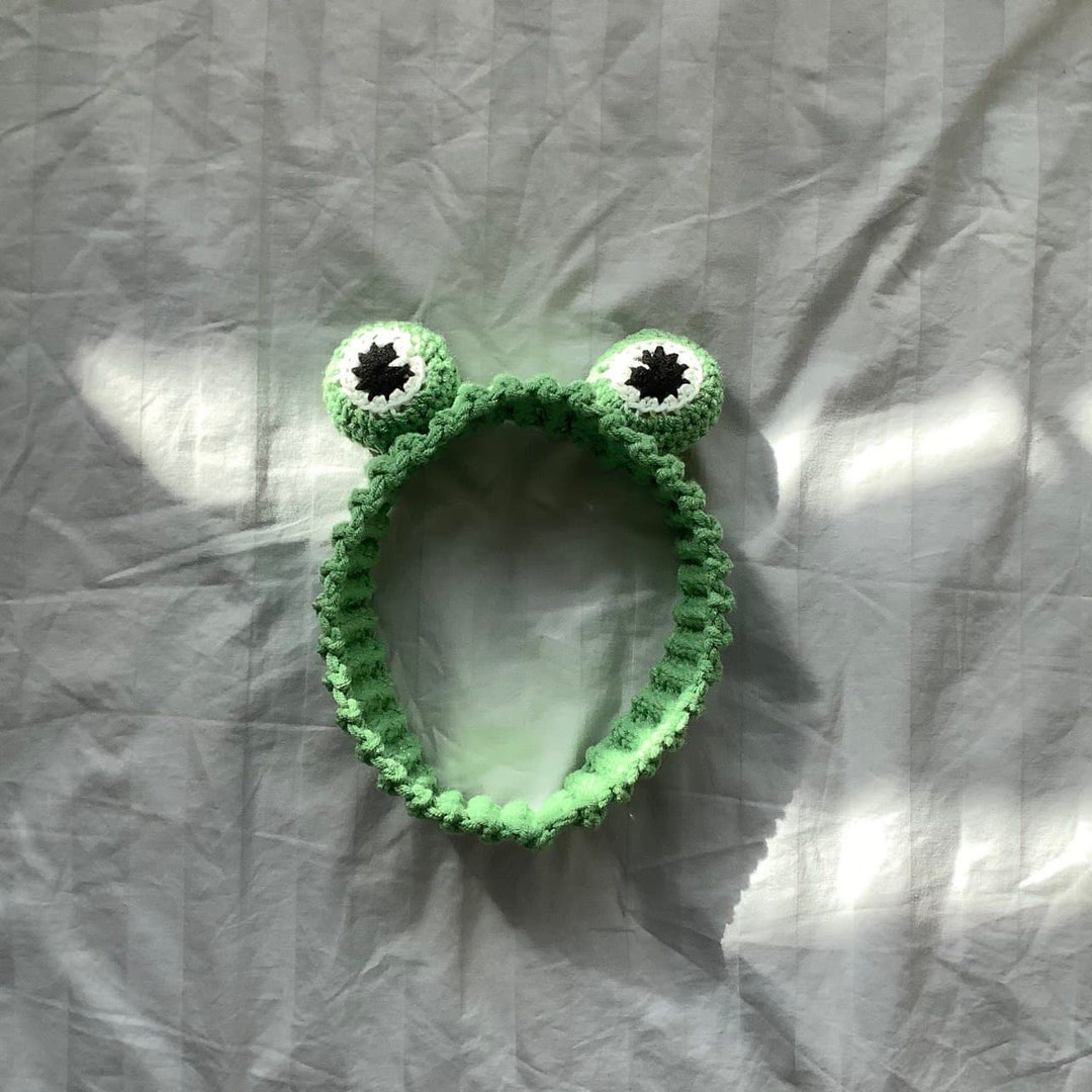 Crochet Headband Pattern FROGGIE HEADBAND Frog Headband Etsy