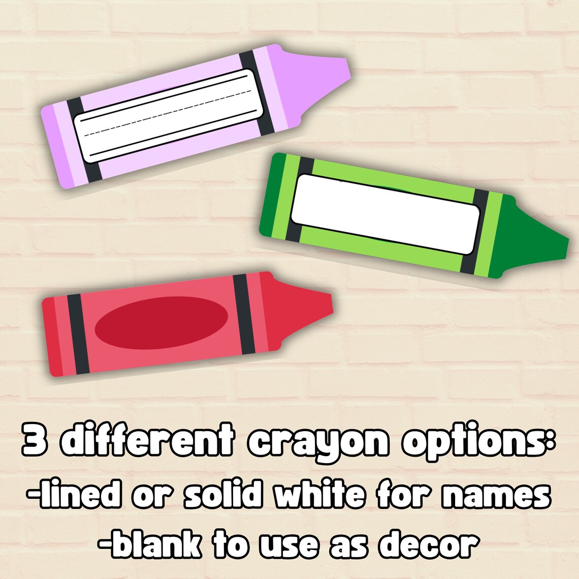 Bright Bunch Bulletin Board Kit | Name Labels | Crayon | Back to School ...