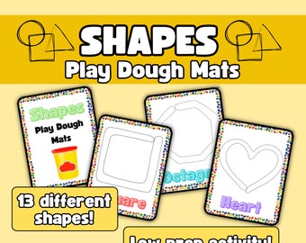 Tapis de pâte à jouer Shapes | Centre de mathématiques | Activité pratique