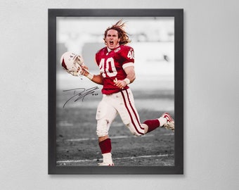 Pat Tillman Arizona Cardinals Poster Art Autographed NFL 4x6, 5x7, 8x10, 9x12, 11x14, 16x20, 18x24, 24x36 Personalized Gifts for  Birthday