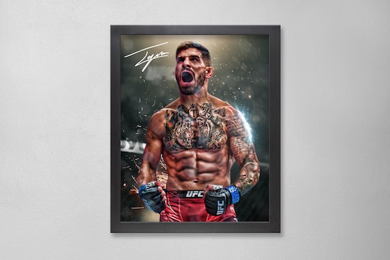 イリア・トプリア直筆サイン入りUFCポスター風パーソナライズアート