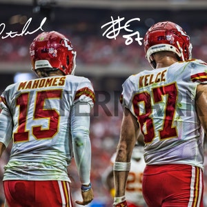 Patrick Mahomes and Travis Kelce Kansas City Chiefs Poster Art
