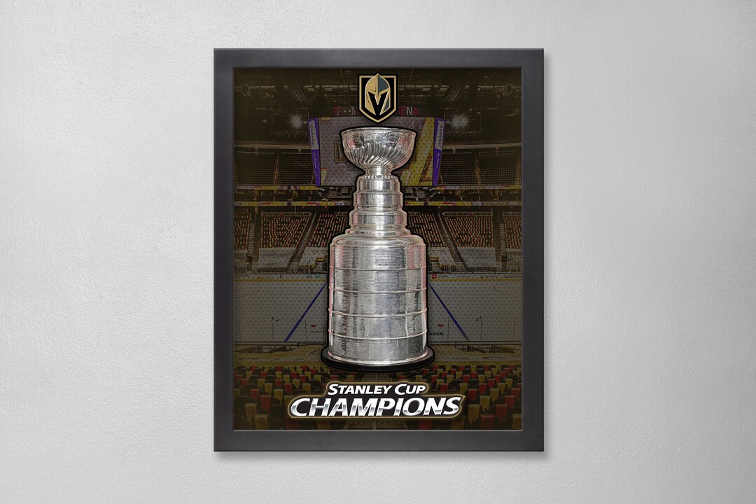 Vegas Golden Knights Champions Poster Poster Art Autographed NHL 4x6 — free download