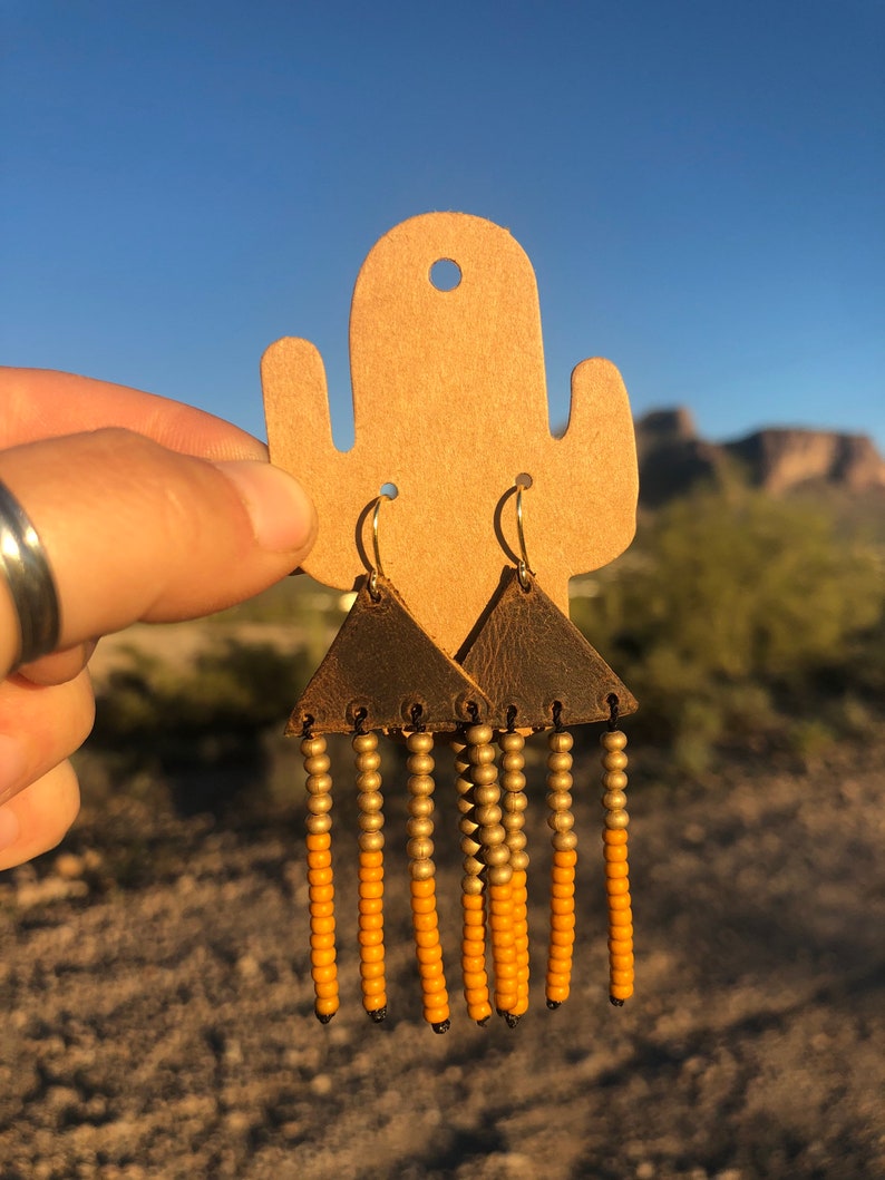 Desert Goddess Fringe Earrings