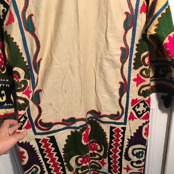 Jacket entirely hand-embroidered from central Asi… - image 3