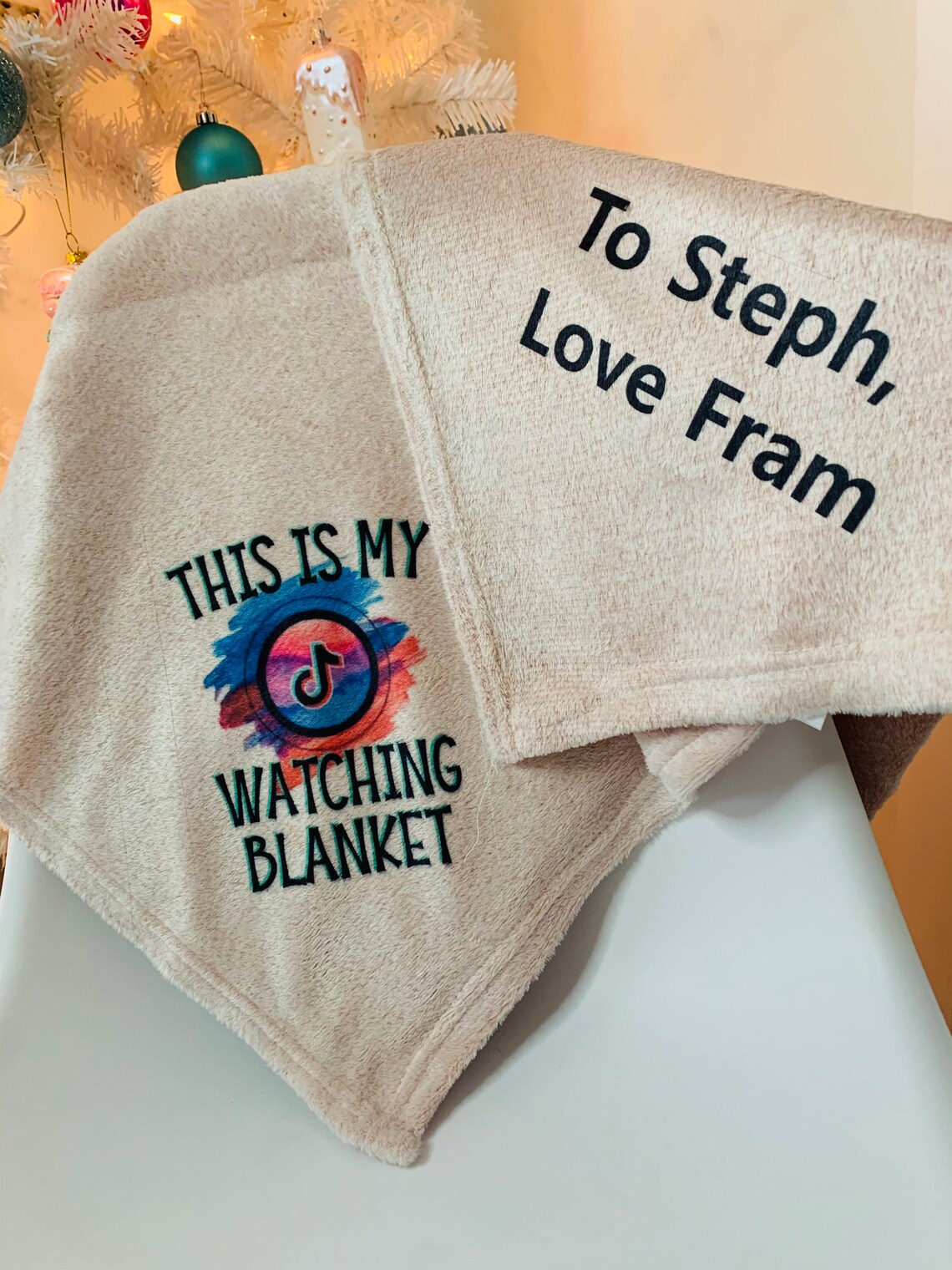 This Is My TikTok Watching Blanket Custom Personalized Etsy