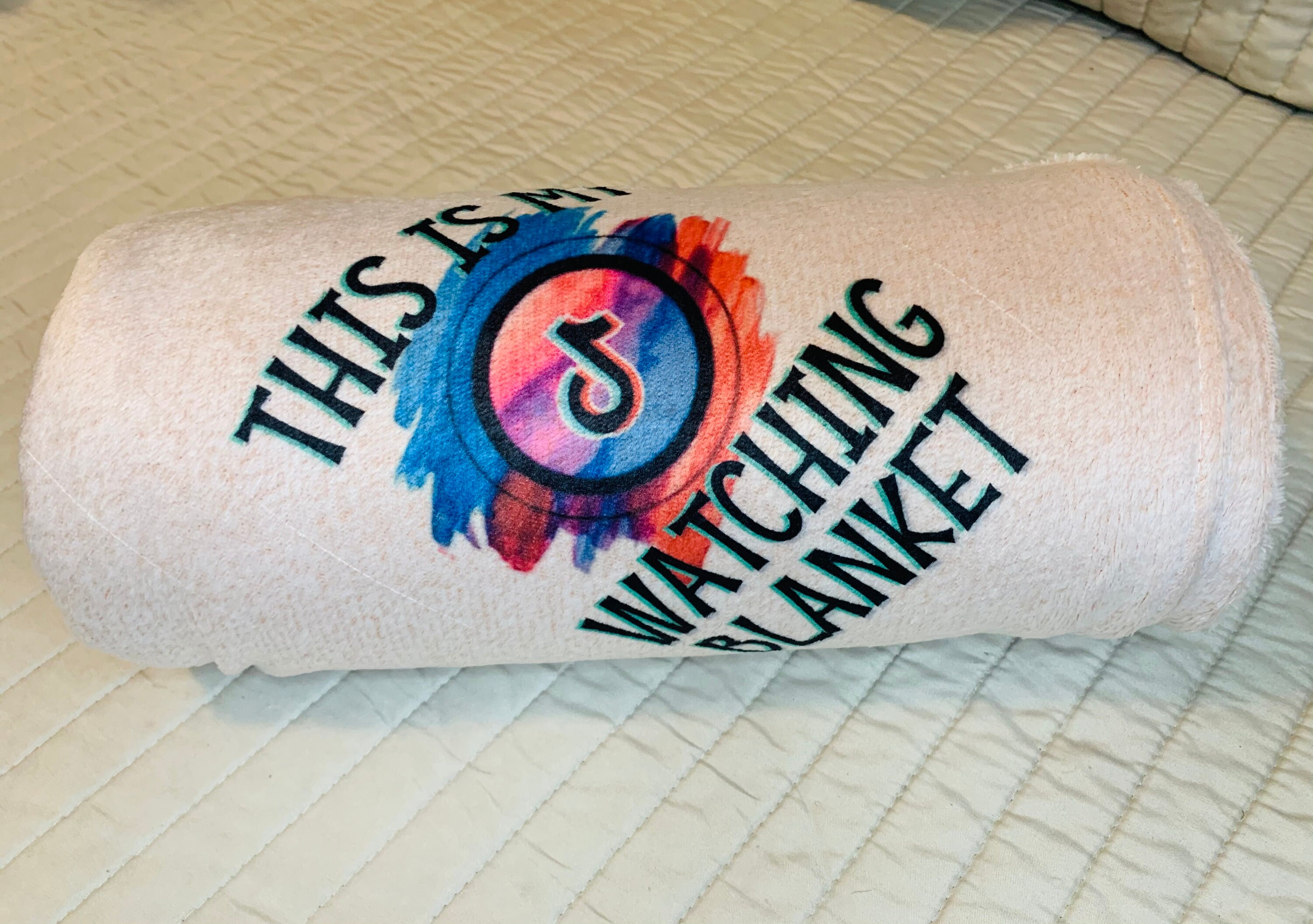 This Is My TikTok Watching Blanket Custom Personalized Etsy