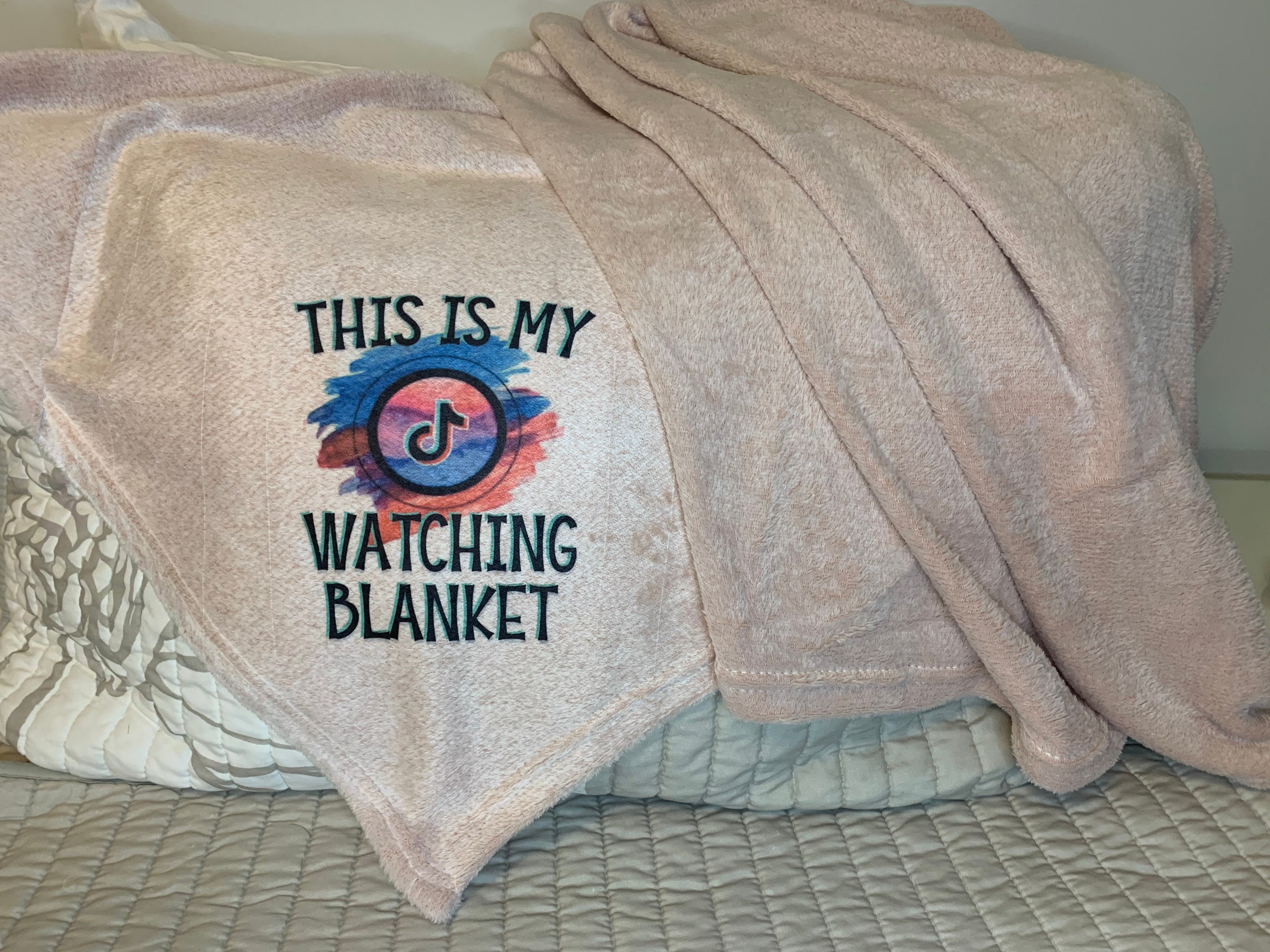 This Is My TikTok Watching Blanket Custom Personalized Etsy