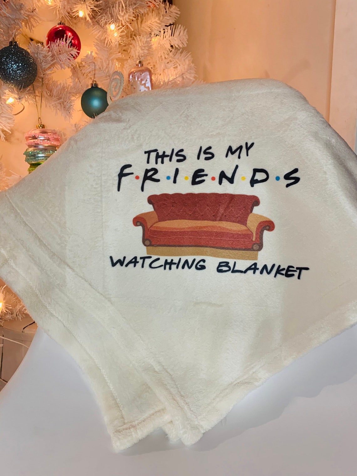 This Is My Friends Watching Blanket Throw Custom Personalized | Etsy