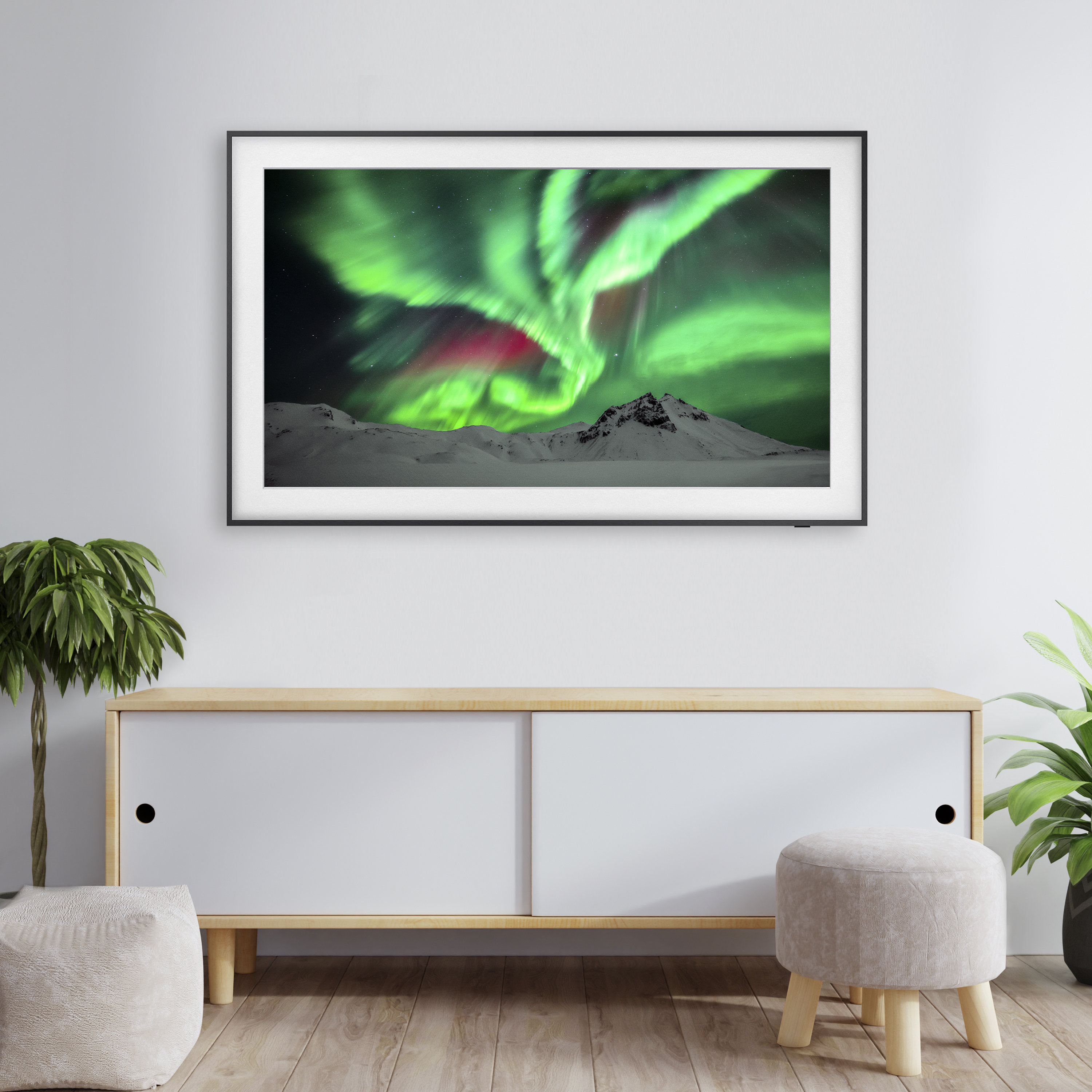 Samsung Frame TV Art. Aurora Northern Lights Iceland. Etsy