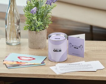 Cartes d'affirmation et de pleine conscience dans une jolie boîte, cadeau bien-être, cadeau de gratitude et de soins, cadeau anti-stress, cartes de positivité