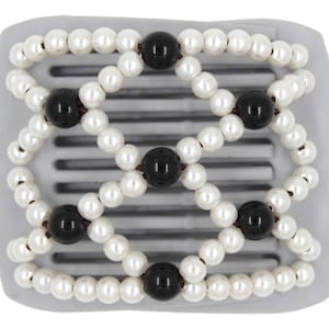 African Butterfly LadyBug Hair Comb - Gray 46 (Small)