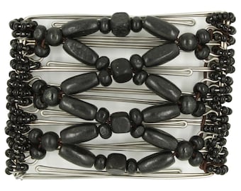 Pinza para el cabello con forma de mariposa africana - 7 pinzas 732 (mediana)