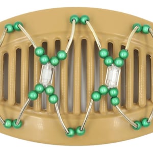 African Butterfly Thick Hair Comb - Beada Tube Blonde 50 (Large)