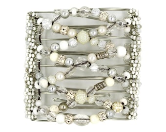 Pinza para el cabello de alambre con forma de mariposa africana - 9 pinzas 893 (grande)