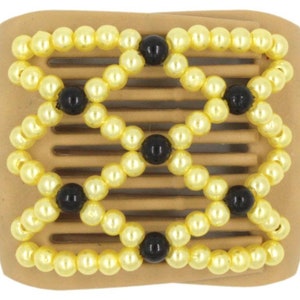 African Butterfly LadyBug Hair Comb - Blonde 45 (Small)