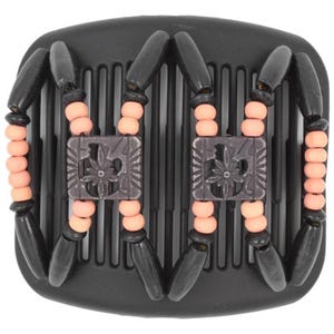 Afrikansk fjärilshårkam - Dupla Svart 158 (Stor)