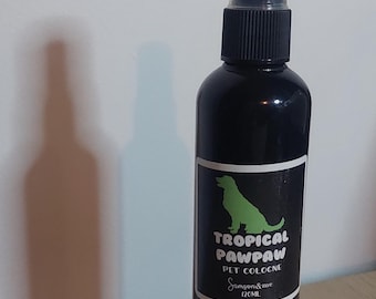 Colonia para perros con aroma a papaya tropical