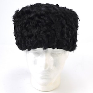 New Papakha Kubanka Natural Fur Karakul Hat Winter Cap Real Sheepskin Hat o