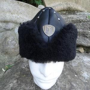Turkish Ottoman Fur Hat: Handmade Sheepskin Winter Cap