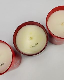Set of 3 Cartier Panthère Scented Candles New Old Stock Made in
