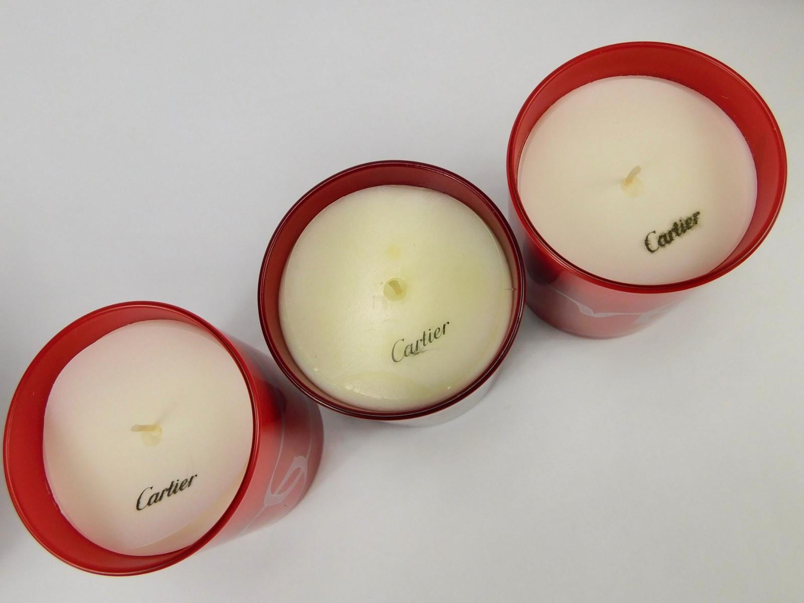 Set of 3 Cartier Panthère Scented Candles New Old Stock Made in