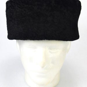 New Papakha Kubanka Natural Fur Karakul Hat Winter Cap Real Sheepskin Hat B7