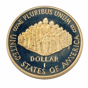 1987 Constitution Silver Dollar - Etsy