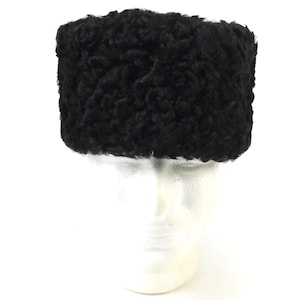 New Papakha Kubanka Natural Fur Karakul Hat Winter Cap Real Sheepskin Hat n