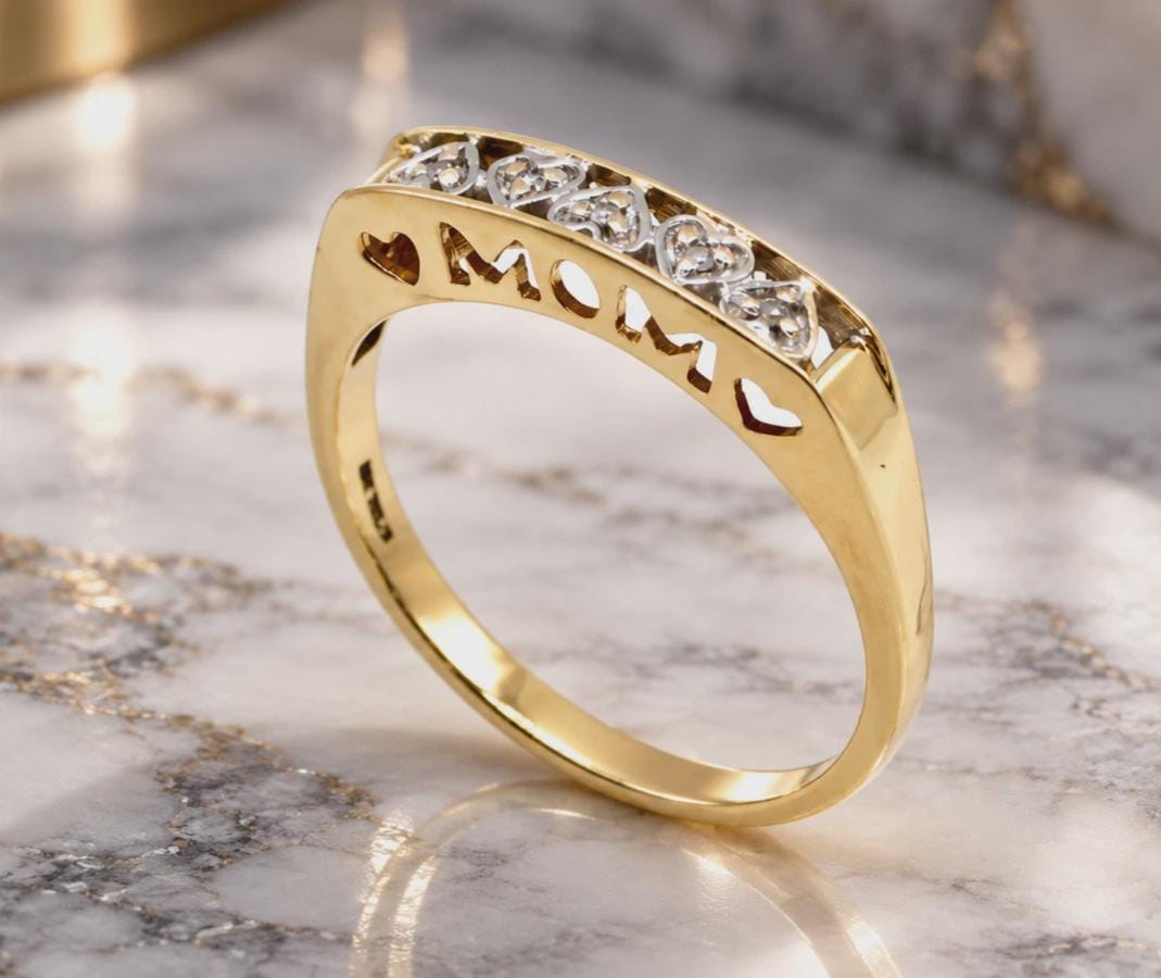 K10 サミュエルアーロン　リング　指輪　7号　ドロップ　イエローゴールド Samuel Aaron Ring - Etsy