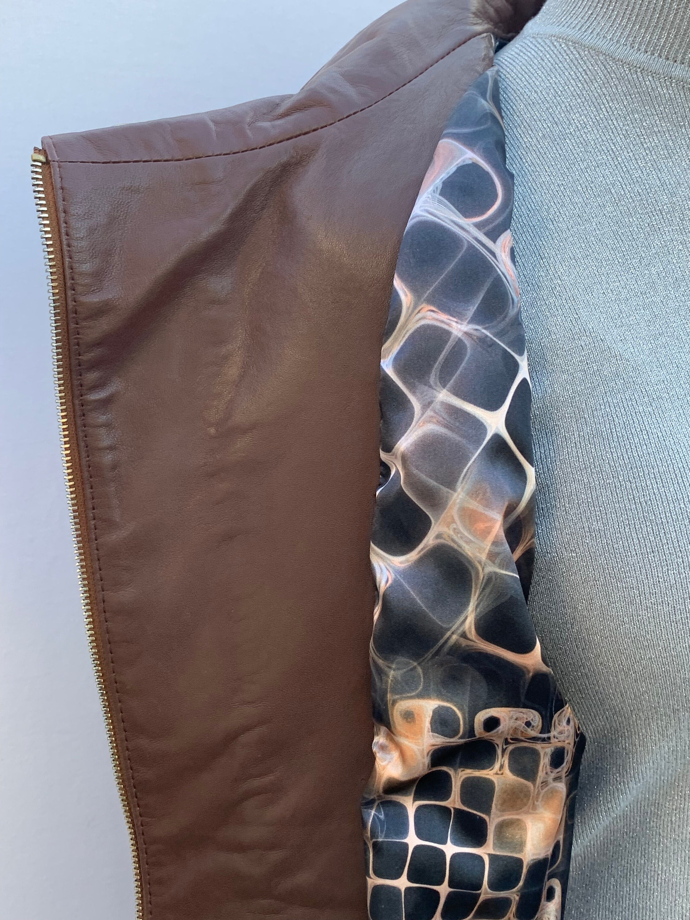 New Genuine Leather Lambskin Brown Women's Designers Bell Shaped Jacket ...