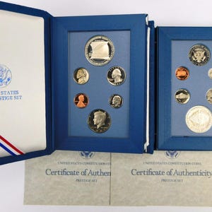 1987 Prestige Coin Set - Etsy