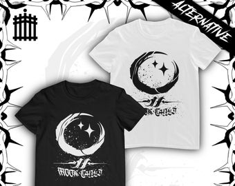 Moon Child - Gotisk T-shirt - Goth-t-shirt - Alternativ T-shirt - Pagan - Moon-t-shirt - Wicca-t-shirt - Alt - Gotisk - Unisex-tröja