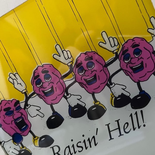 California Raisins Poster Etsy