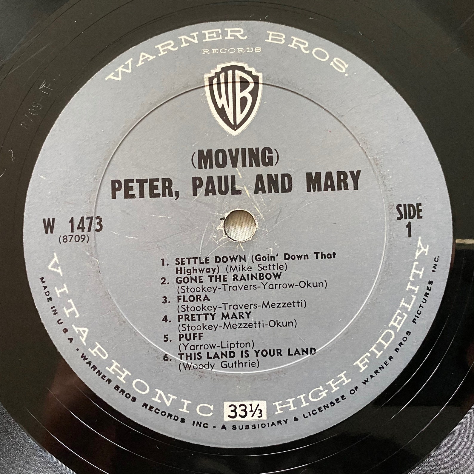 Peter Paul Mary 1963 Moving Vintage Vinyl LP Etsy