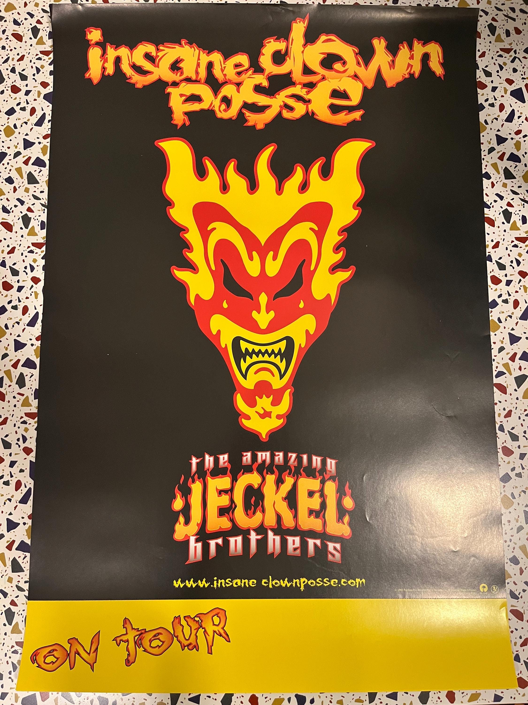 Vintage Insane Clown Posse Jeckyll Brothers Promotional Poster