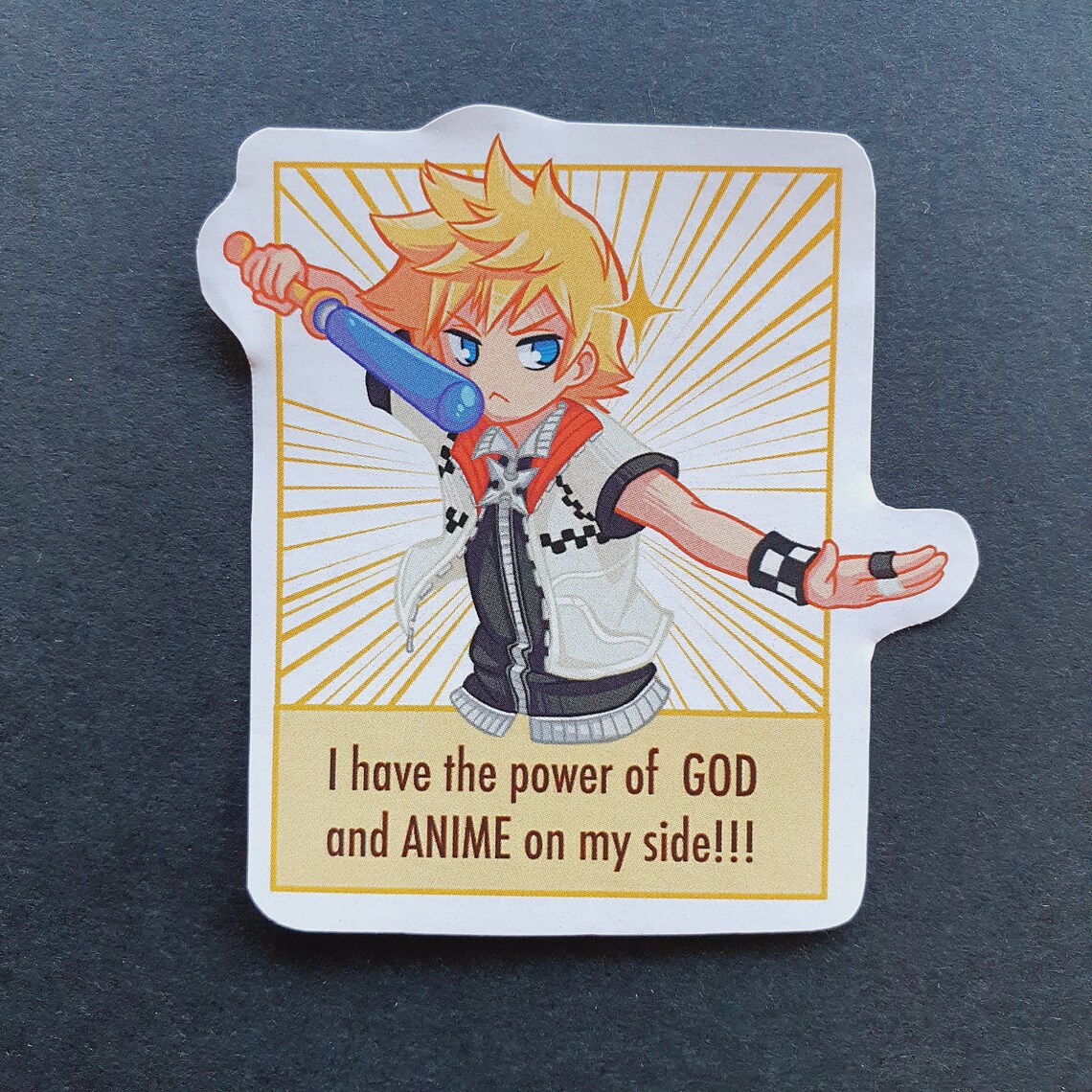 Kingdom Hearts Roxas Funny Stickers - Etsy