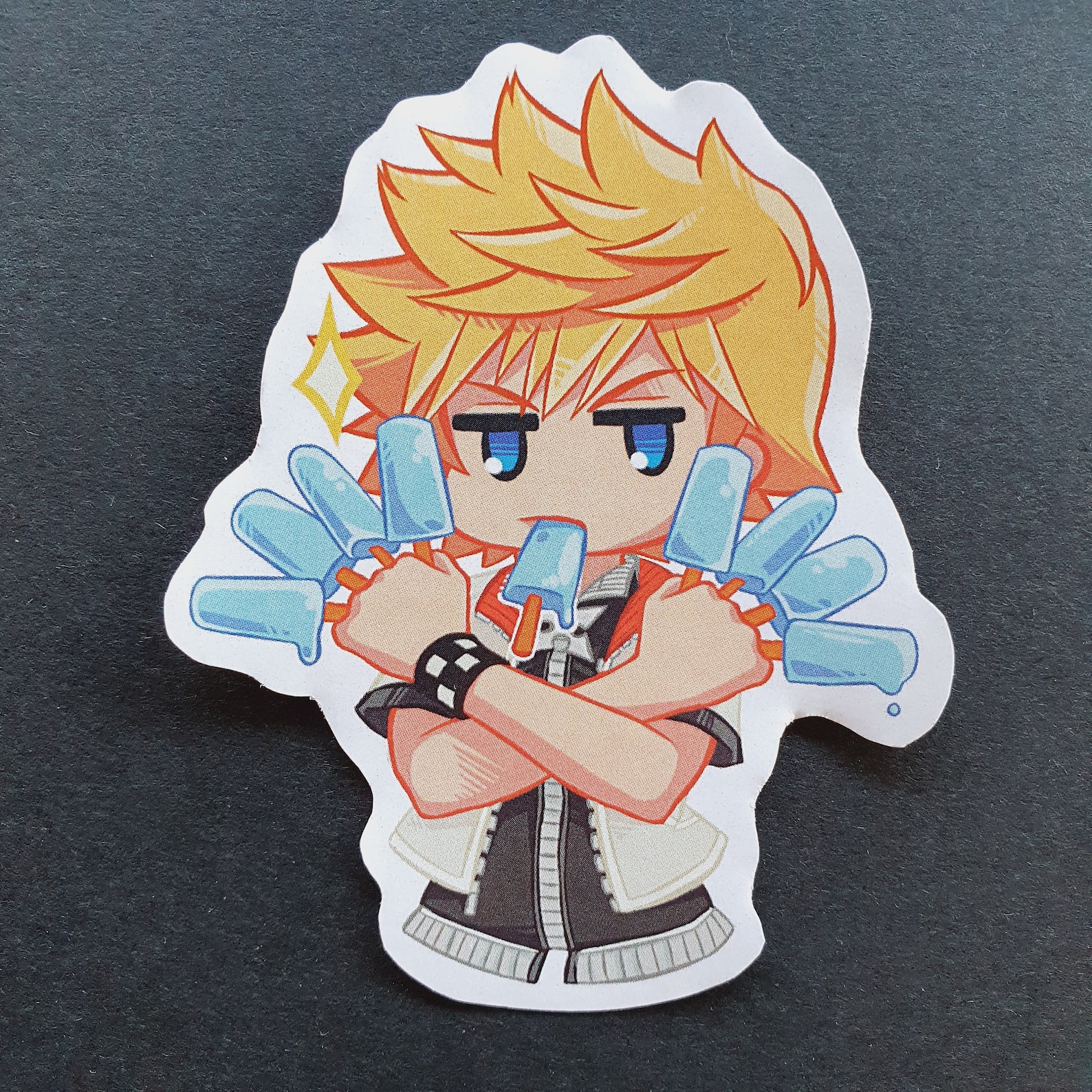 Kingdom Hearts Roxas Funny Stickers - Etsy
