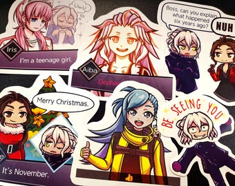 AI: The Somnium Files Funny Stickers (SPOILERS!)