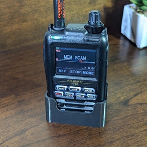 Yaesu FT5D Desk Stand for Amateur Radio Operators - Perfect Angle for Easy Viewing! Elevate Your Ham Radio Experience!