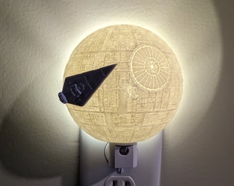 3D Printed Star Wars Night Light | Death Star, Dusk to Dawn