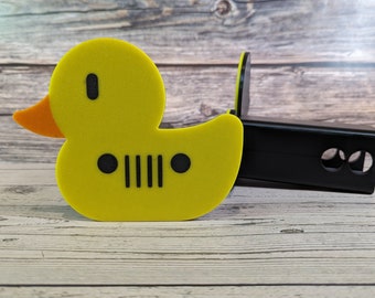 3D printed Duckie Trailer hitch cover | Rubber Duck hitch with grill emblem