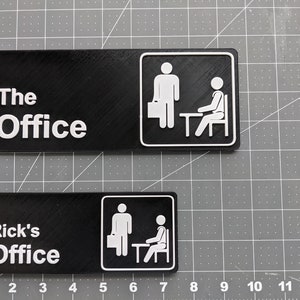 3D printed "The Office" - Door sign - Original or customize with a name.