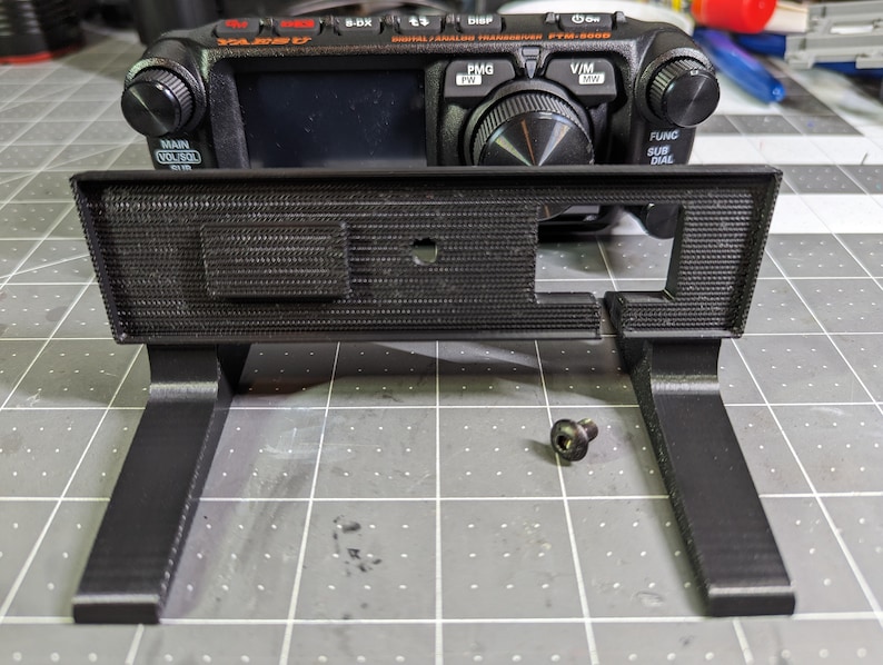 Yaesu FTM-500 Desk Stand Mount: 3D Printed Radio Head Unit - Etsy