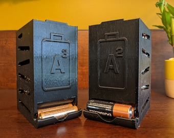 AA, AAA Battery dispenser - organizer - storage container